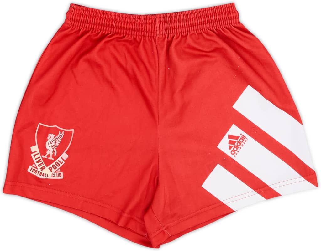 1991-92 Liverpool Home Shorts - 8/10 - (10-11 Years)