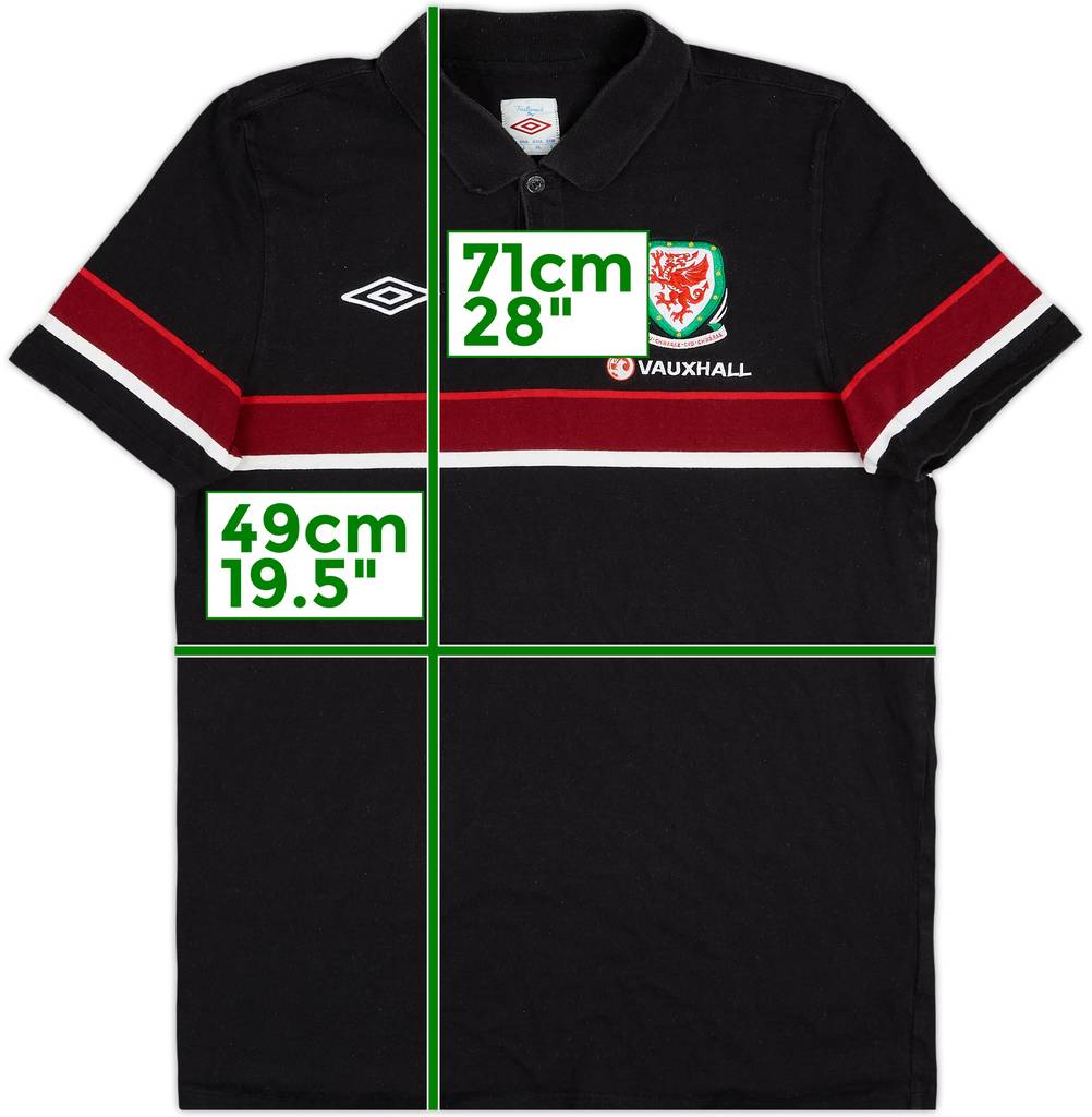 2012-13 Wales Umbro Polo Shirt - 7/10 - (L)
