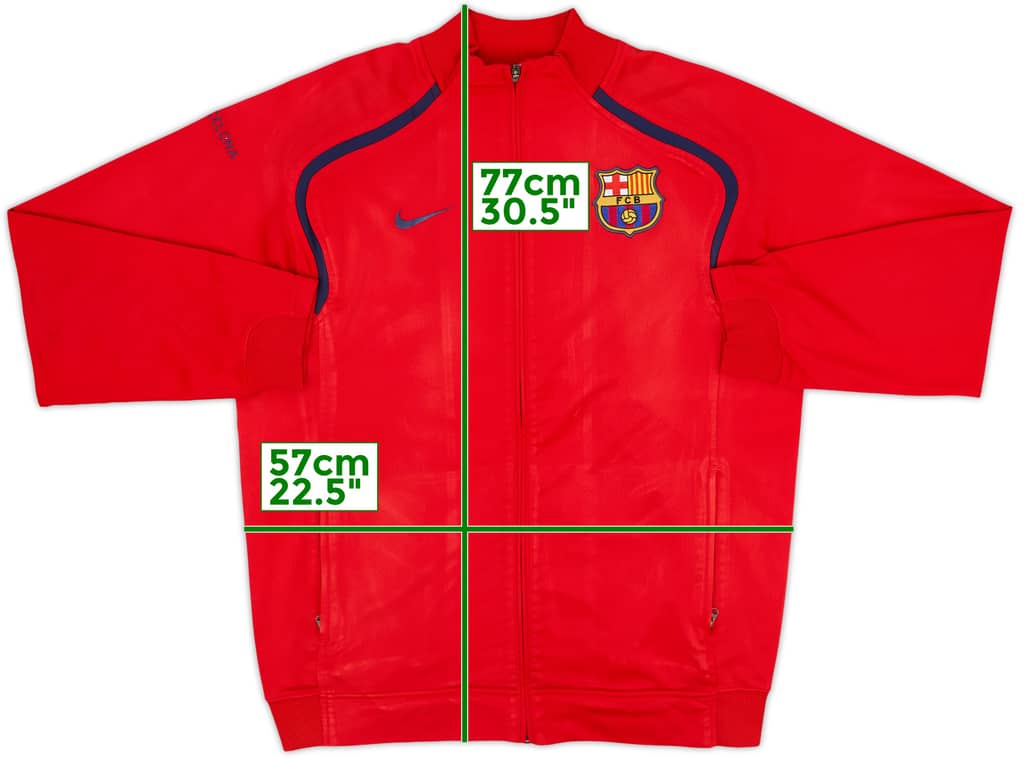 2006-07 Barcelona Nike Track Jacket - 9/10 - (L)