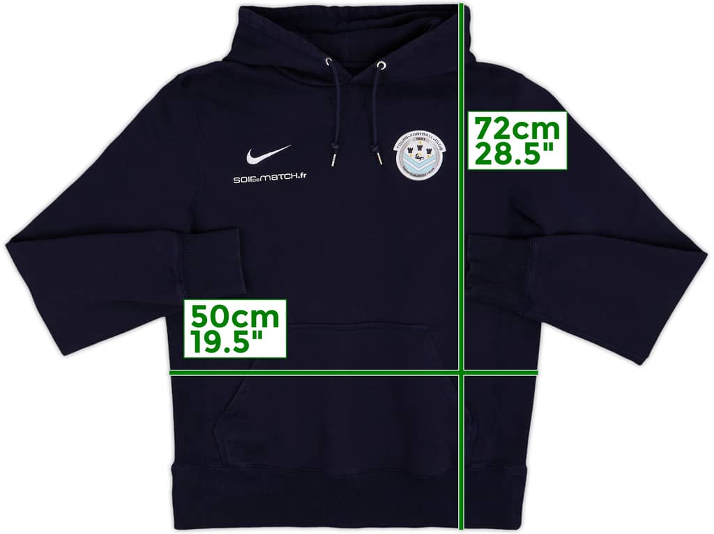 2014-15 Tours Player Issue Nike Hooded Top - 8/10 - (M)