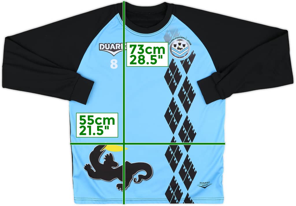 2011-12 Tours Duarig Player Issue Sweat Top #8 - 8/10 - (M)