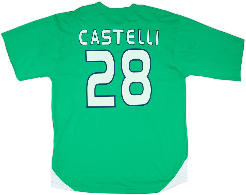 2009-10 Crotone Match Issue GK Shirt Castelli #28