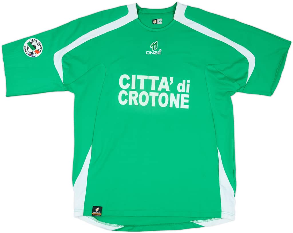 2009-10 Crotone Match Issue GK Shirt Castelli #28