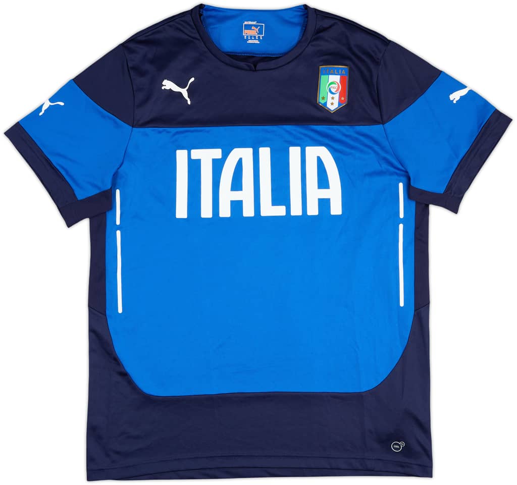 2014-15 Italy Player Issue Training Shirt (Marcolin) - 9/10 - (XL)