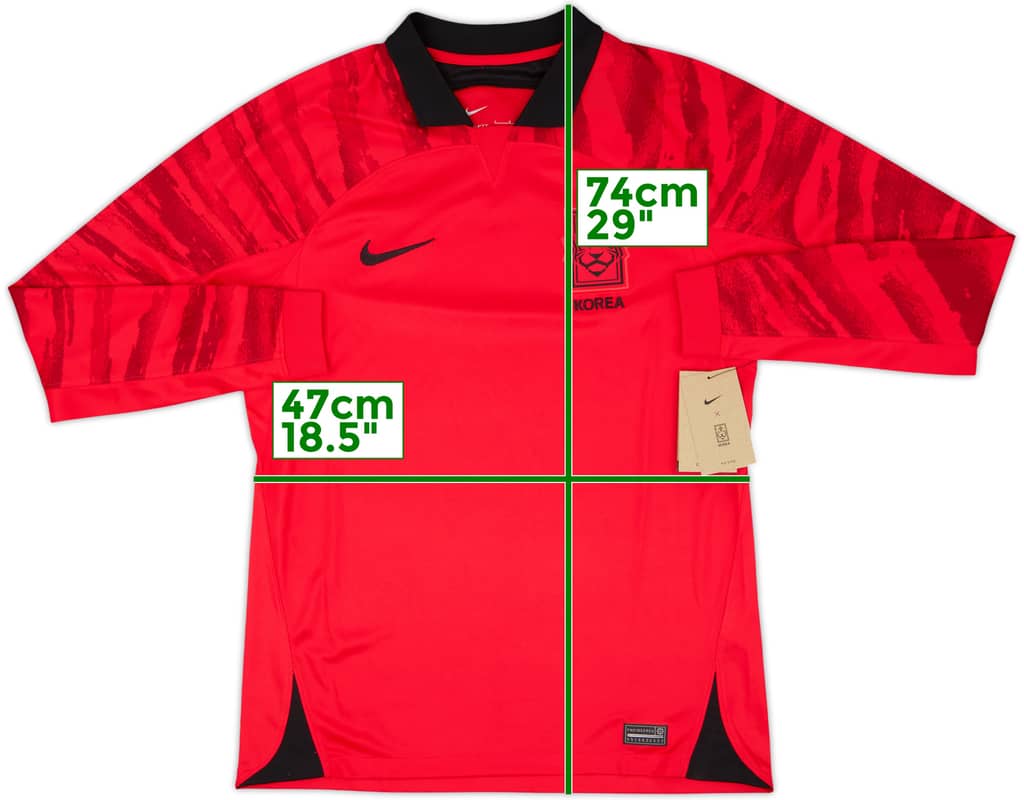 2022-24 South Korea Home L/S Shirt (L)