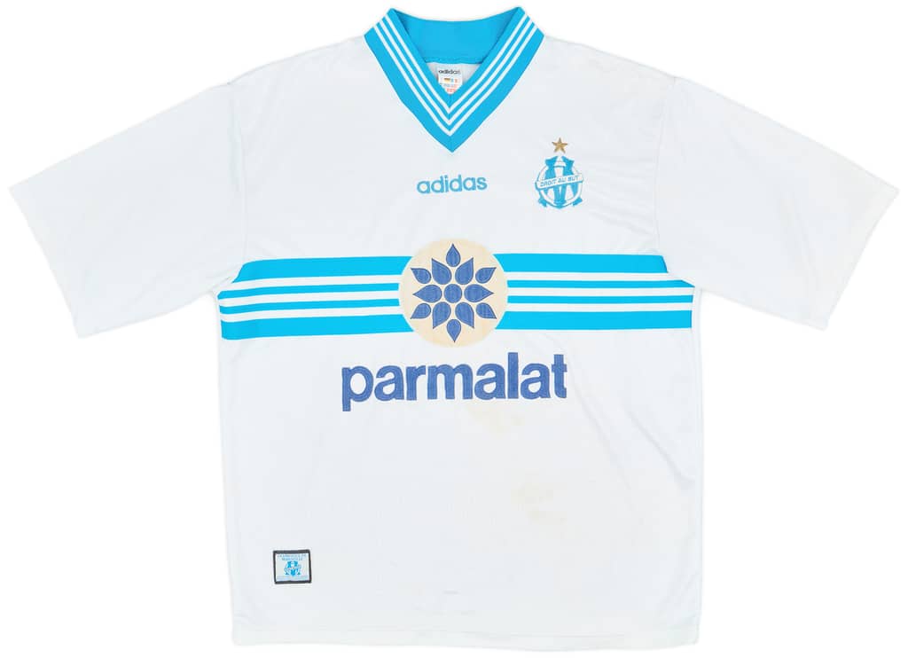 1996-97 Olympique Marseille Home Shirt - 7/10 - (XL)