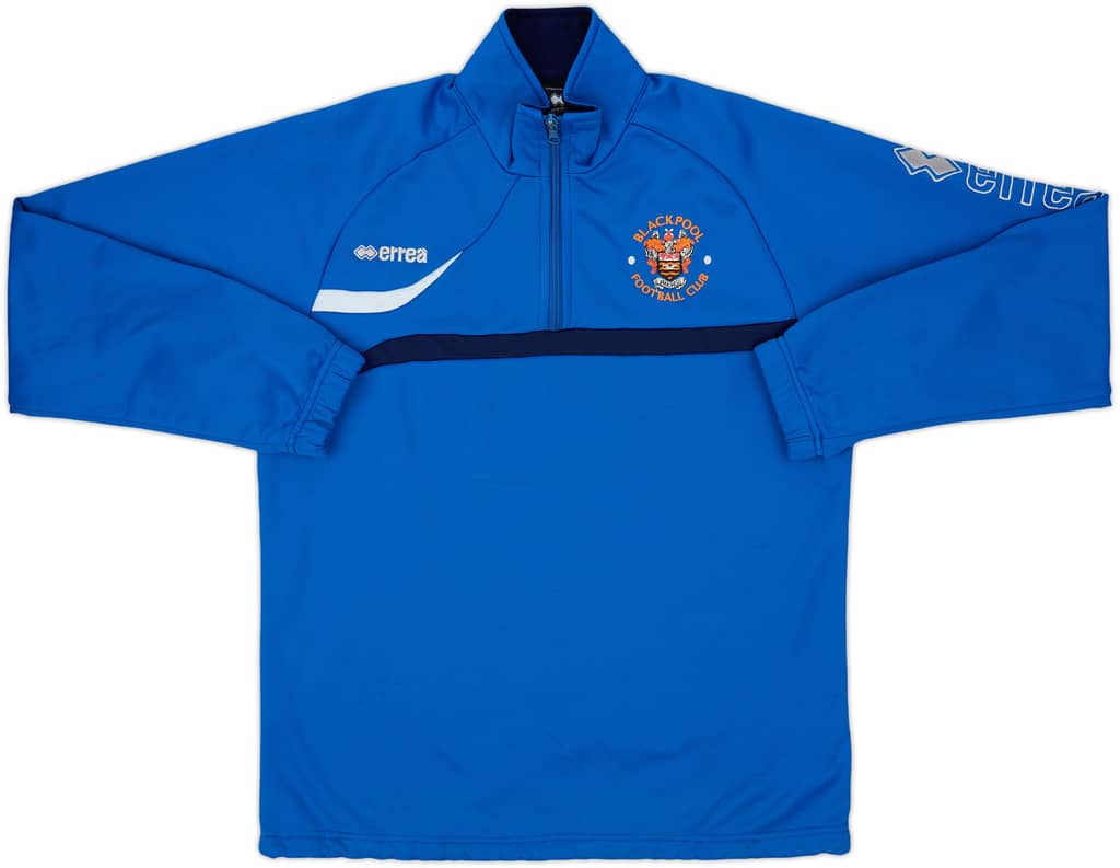 2014-15 Blackpool Errea 1/4 Zip Track Jacket - 8/10 - (S)