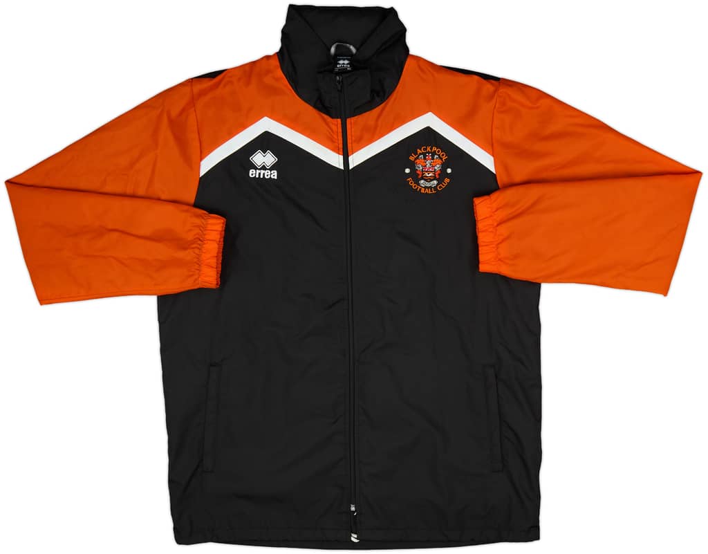 2017-18 Blackpool Errea Hooded Rain Jacket - 10/10 - (XL)