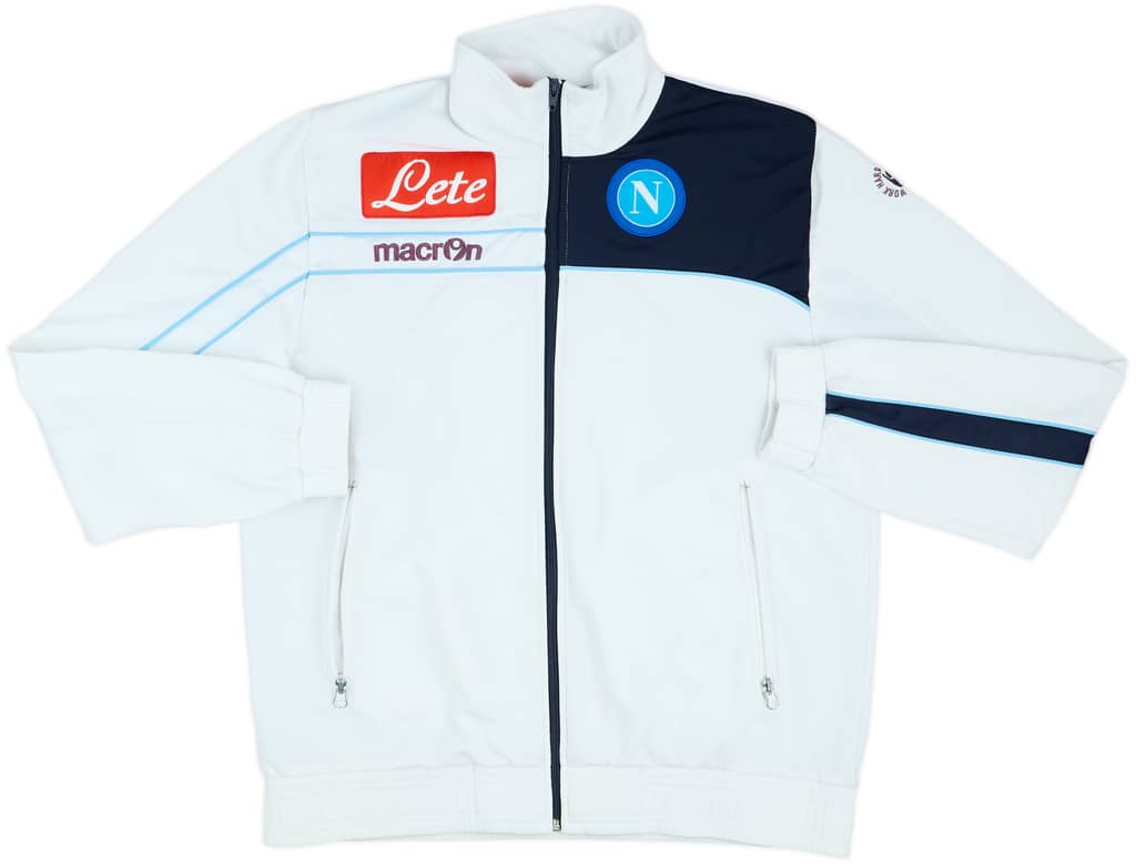 2011-12 Napoli Macron Track Jacket - 8/10 - (L)