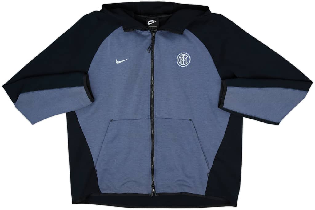 2018-19 Inter Milan Nike Hooded Track Jacket - 8/10 - (XL)