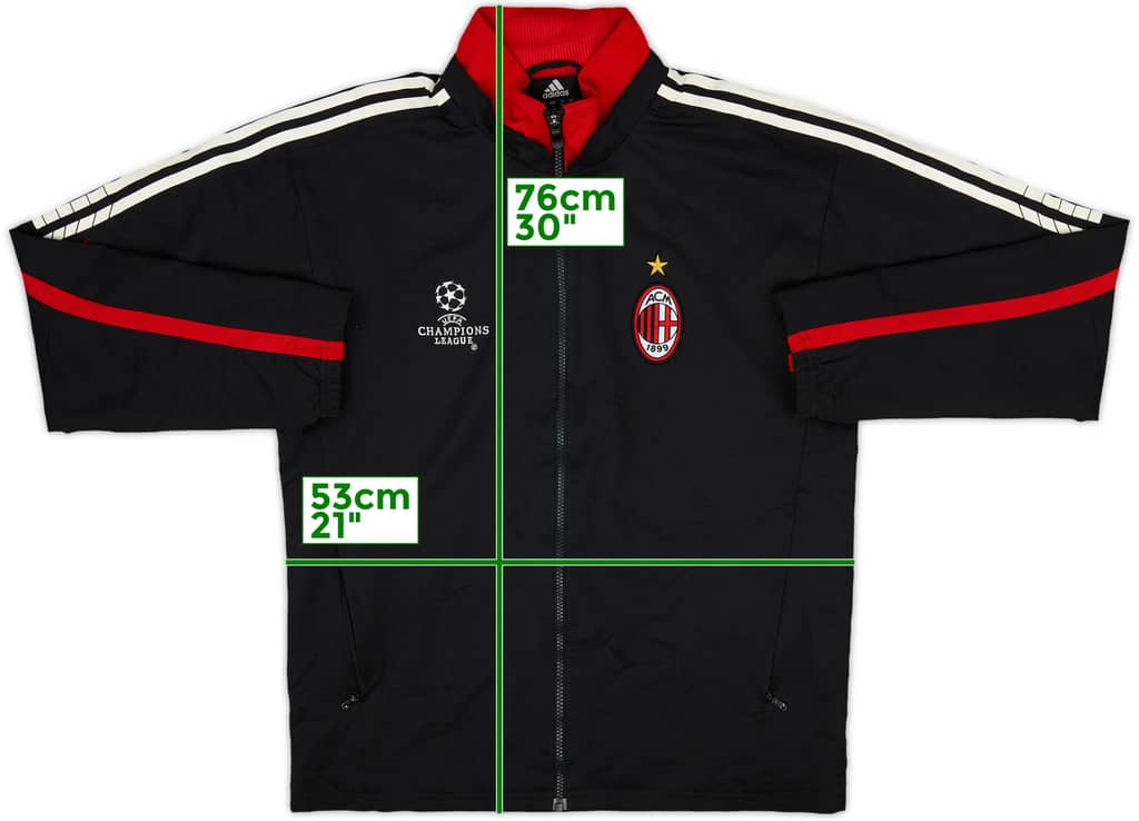 2005-06 AC Milan adidas CL Track Jacket - 8/10 - (S)