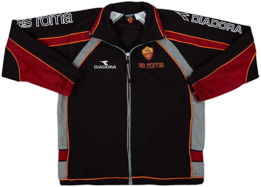 1998-99 Roma Diadora Track Jacket - 9/10 - (L.Boys)