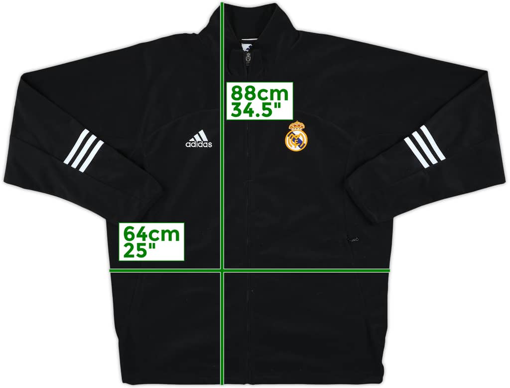 2001-02 Real Madrid adidas Track Jacket - 8/10 - (M/L)