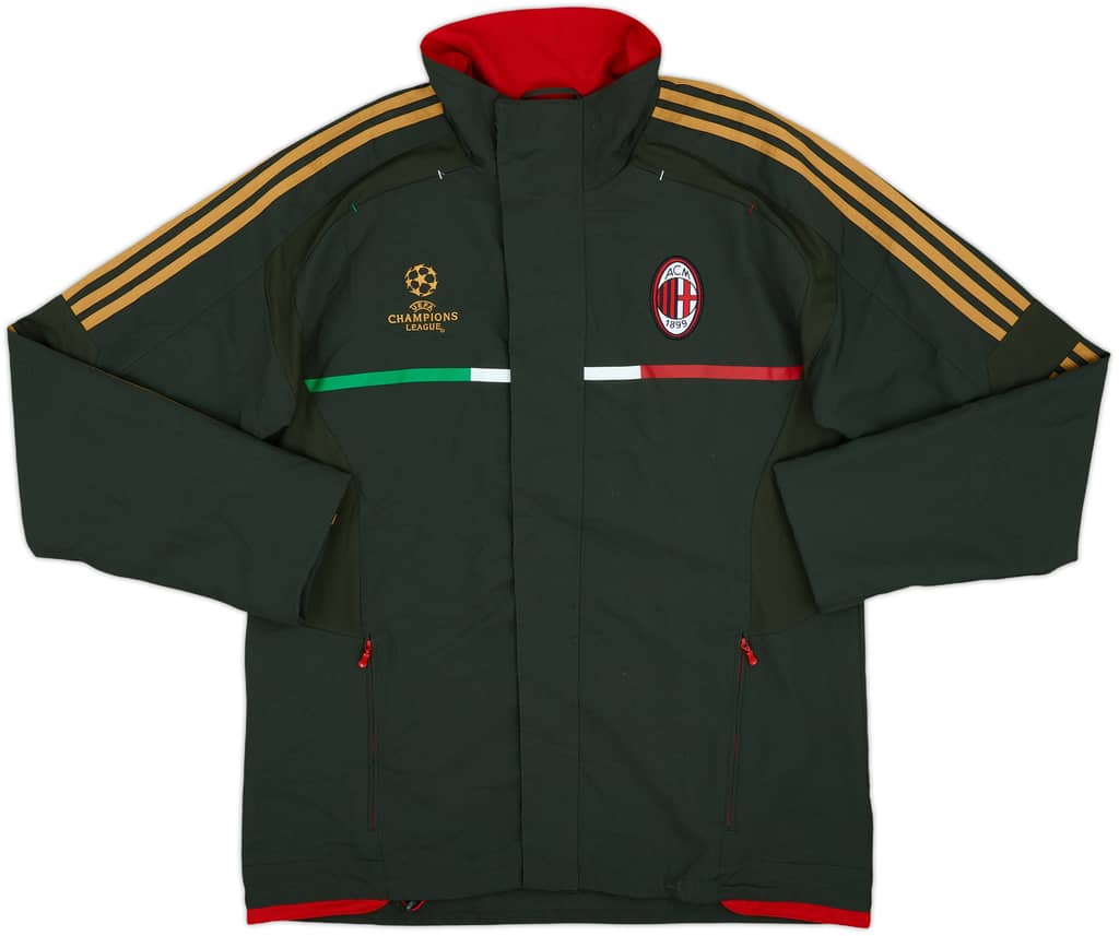 2011-12 AC Milan adidas CL Track Jacket - 9/10 - (L/XL)