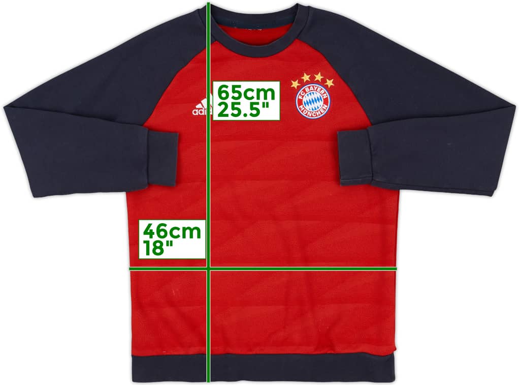 2019-20 Bayern Munich adidas Sweat Top - 7/10 - (S)