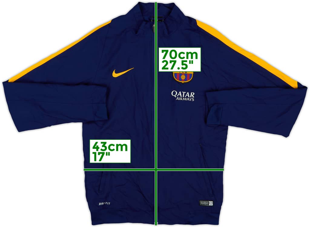 2015-16 Barcelona Nike Track Jacket - 7/10 - (S)