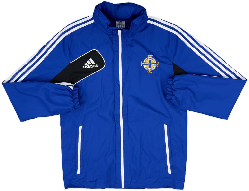 2012-13 Northern Ireland adidas Hooded Rain Jacket - 9/10 - (S)