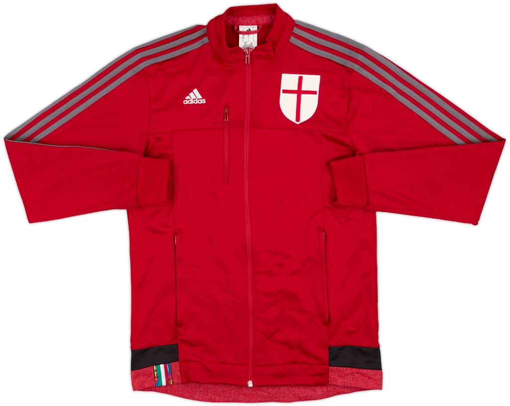 2015-16 AC Milan adidas Track Jacket - 8/10 - (S)