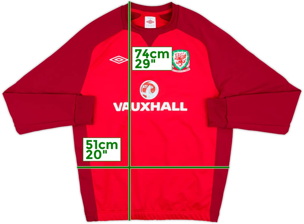 2012-13 Wales Umbro Sweat Top - 7/10 - (L)