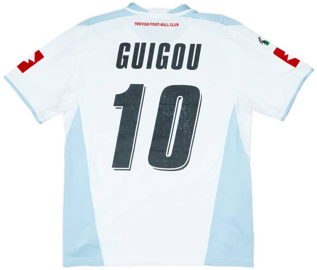 2007-08 Treviso Match Issue Home Shirt Guigou #10