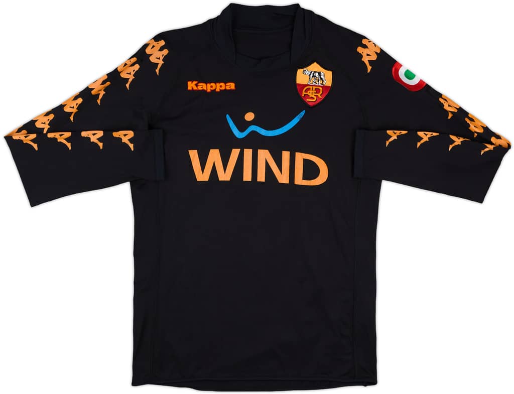2008-09 Roma Match Issue Third L/S Shirt #32