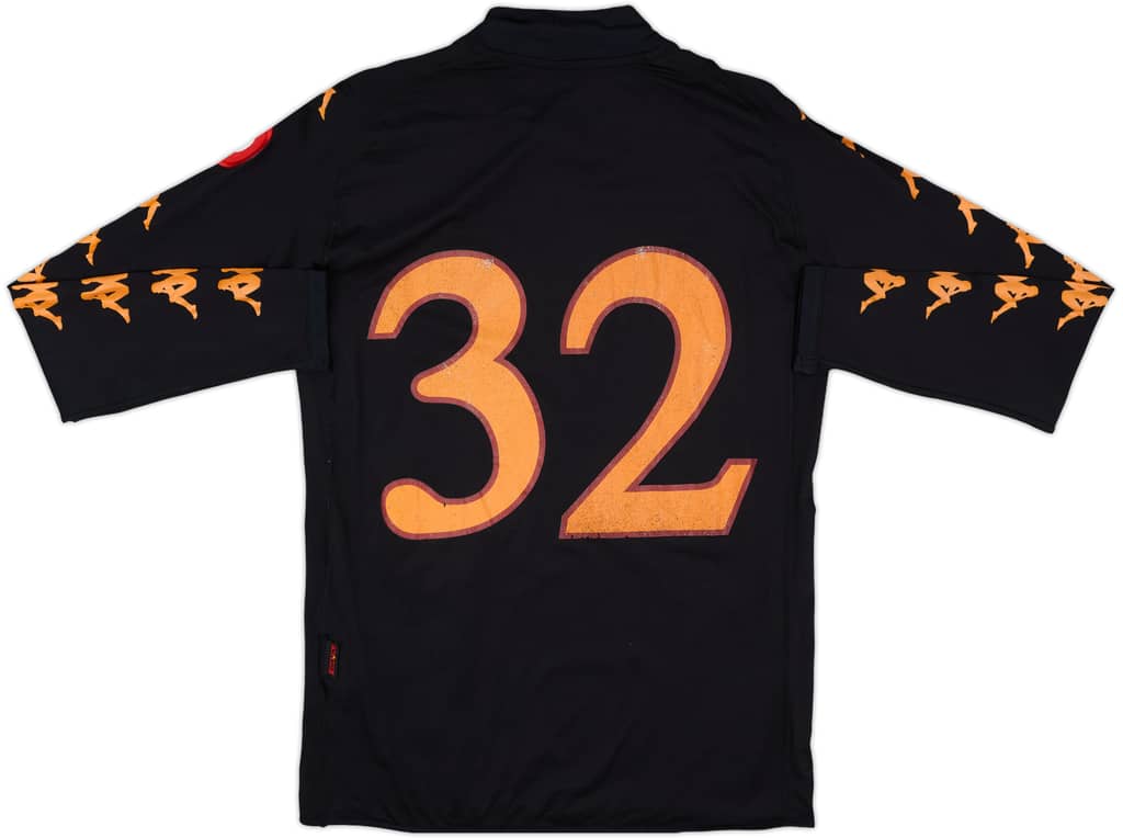 2008-09 Roma Match Issue Third L/S Shirt #32