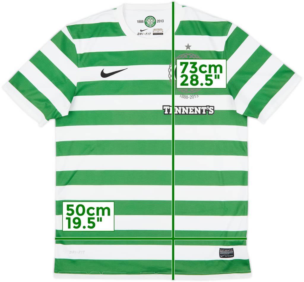 2012-13 Celtic '125th Anniversary' Home Shirt - 8/10 - (M)