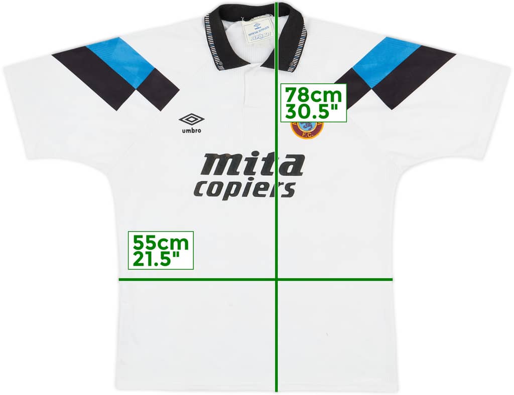 1990-92 Aston Villa Away Shirt - 8/10 - (XL)