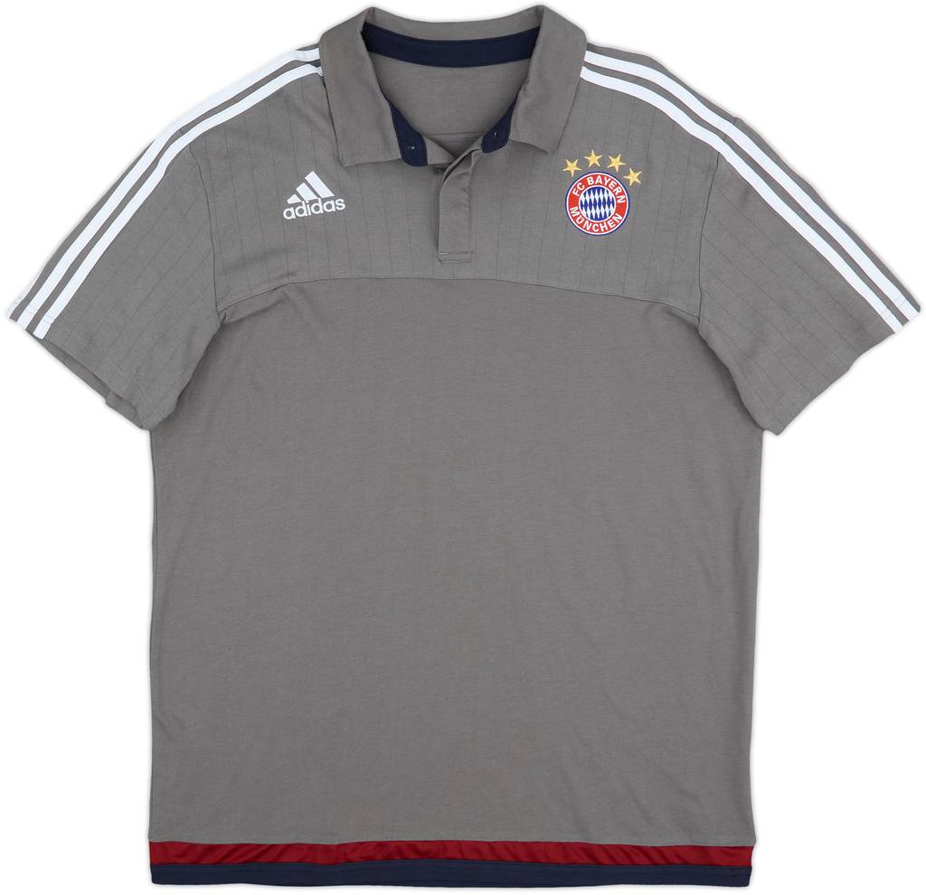 2015-16 Bayern Munich adidas Polo Shirt - 9/10 - (XL)