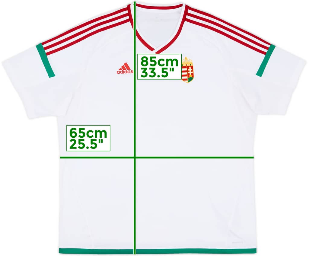 2016-18 Hungary Away Shirt - 7/10 - (XXL)