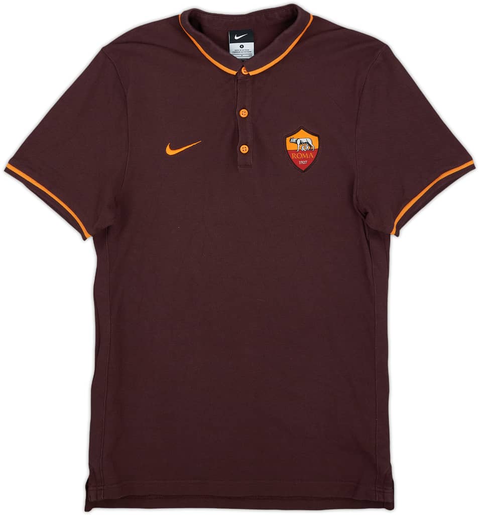 2015-16 Roma Nike Polo Shirt - 8/10 - (S)