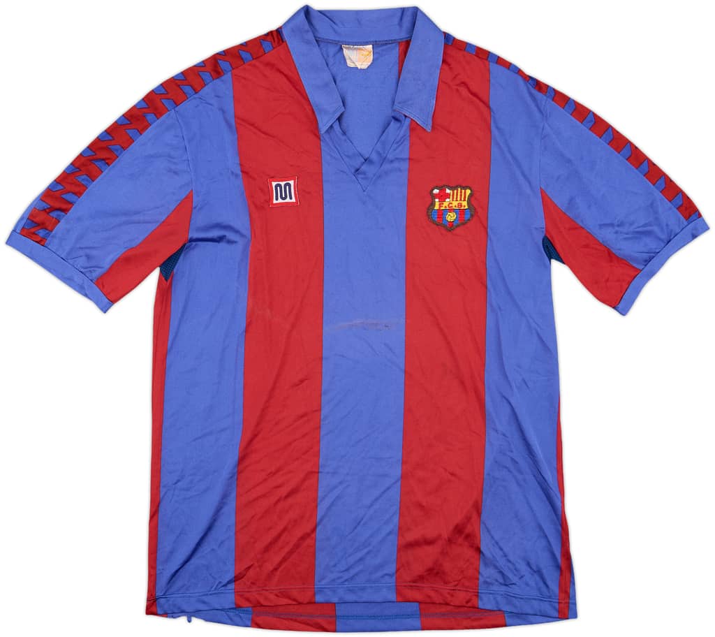 1984-89 Barcelona Home Shirt - 6/10 - (XL)