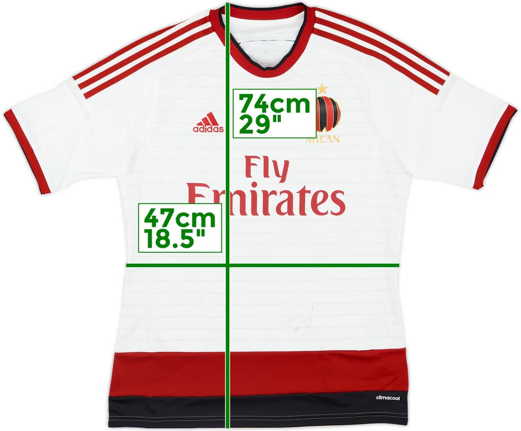 2014-15 AC Milan Away Shirt - 6/10 - (M)