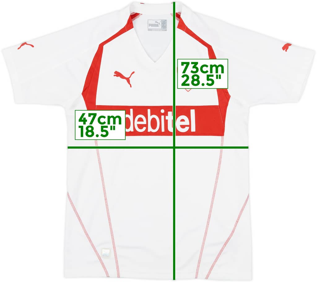 2004-05 Stuttgart Home Shirt - 7/10 - (S)
