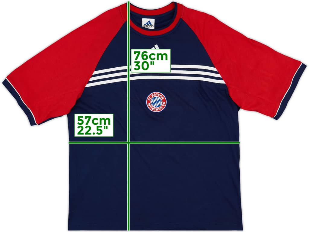 1999-00 Bayern Munich adidas Training Shirt - 9/10 - (XL)
