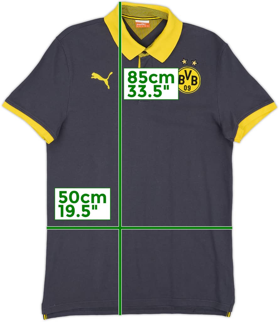 2014-15 Dortmund Puma Polo Shirt - 8/10 - (M)