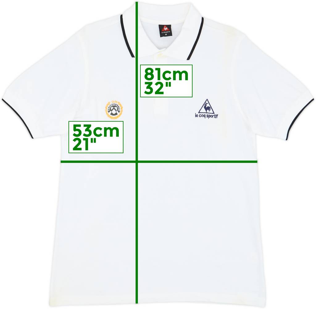2002-03 Udinese Le Coq Sportif Polo Shirt - 7/10 - (M)