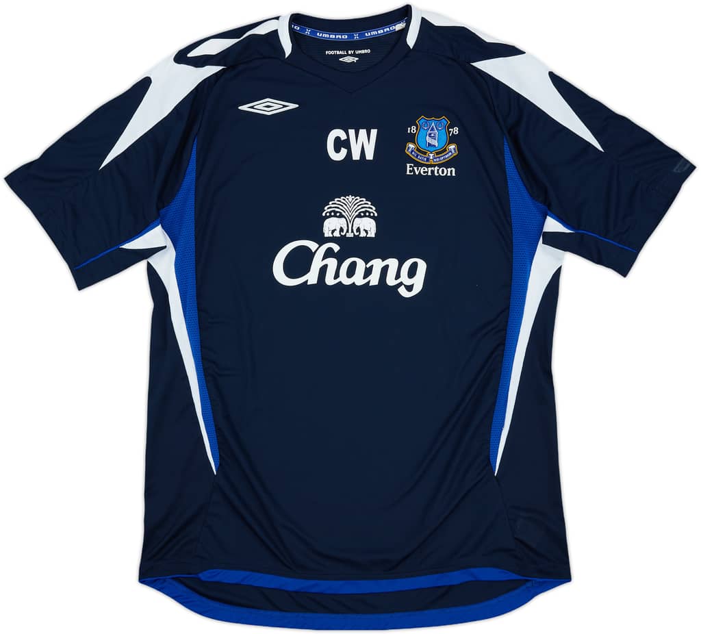 2006-07 Everton Umbro Staff Issue Training Shirt CW - 7/10 - (XL)