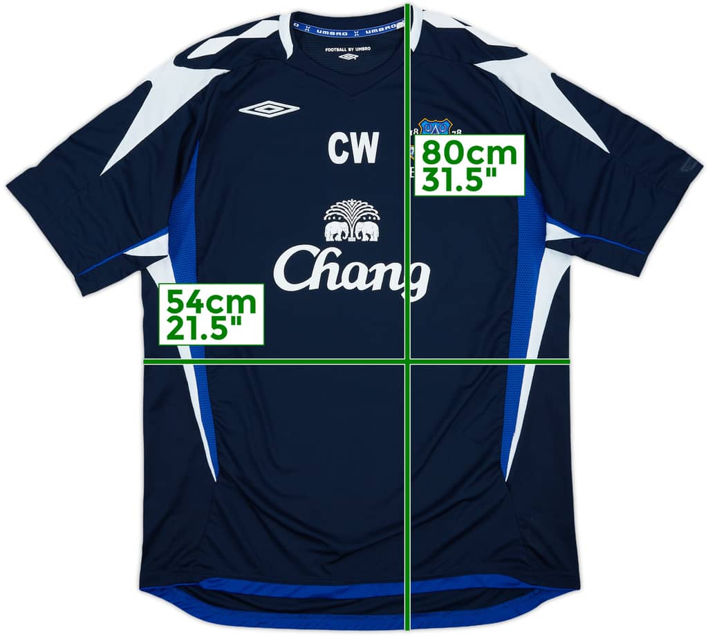 2006-07 Everton Umbro Staff Issue Training Shirt CW - 7/10 - (XL)