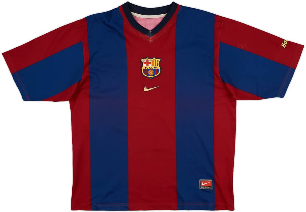 1998-00 Barcelona Basic Home Shirt - 5/10 - (XL)