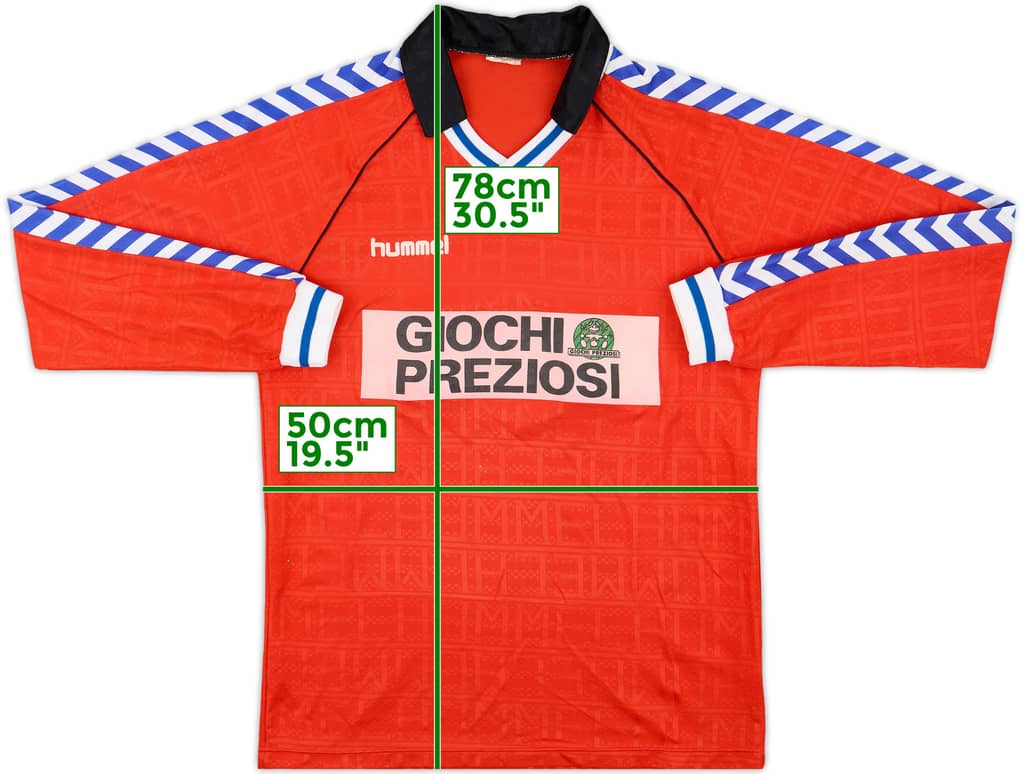 1988-90 Pisa Away L/S Shirt - 8/10 - (XL)