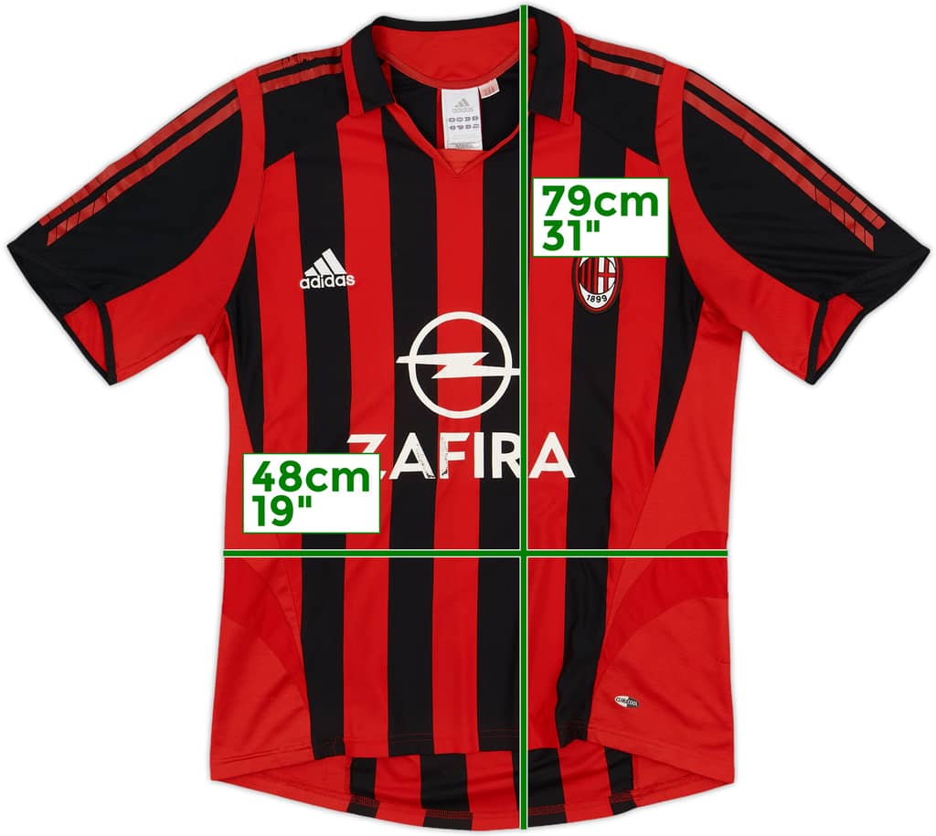 2005-06 AC Milan Home Shirt - 5/10 - (M)