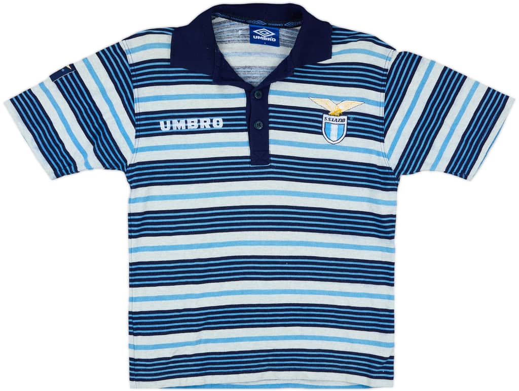 1996-97 Lazio Umbro Polo Shirt - 9/10 - (Y)