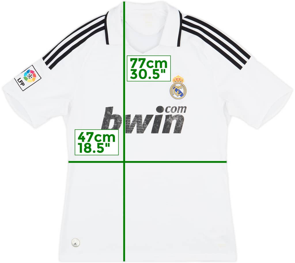 2008-09 Real Madrid Home Shirt - 5/10 - (M)