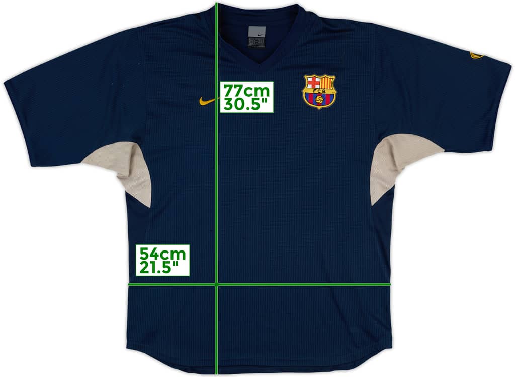 2003-04 Barcelona Nike Training Shirt - 8/10 - (M)