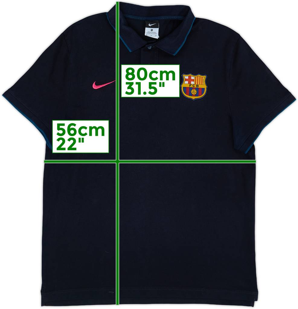 2010-11 Barcelona Nike Polo Shirt - 7/10 - (XL)