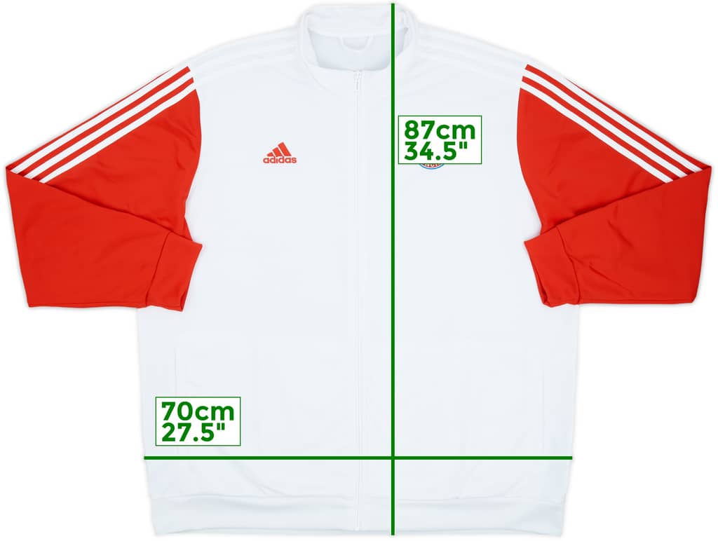2023-24 Bayern Munich adidas Track Jacket - 8/10 - (XXL)