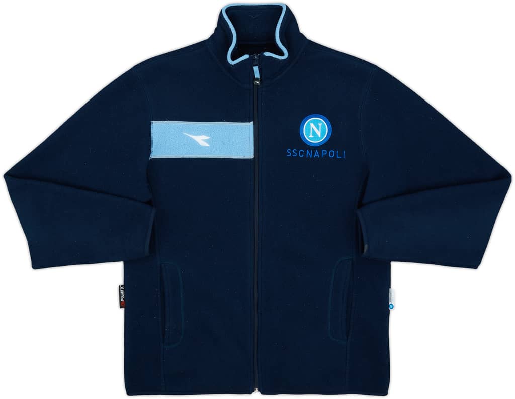 2002-03 Napoli Diadora Fleece Track Jacket - 8/10 - (S)