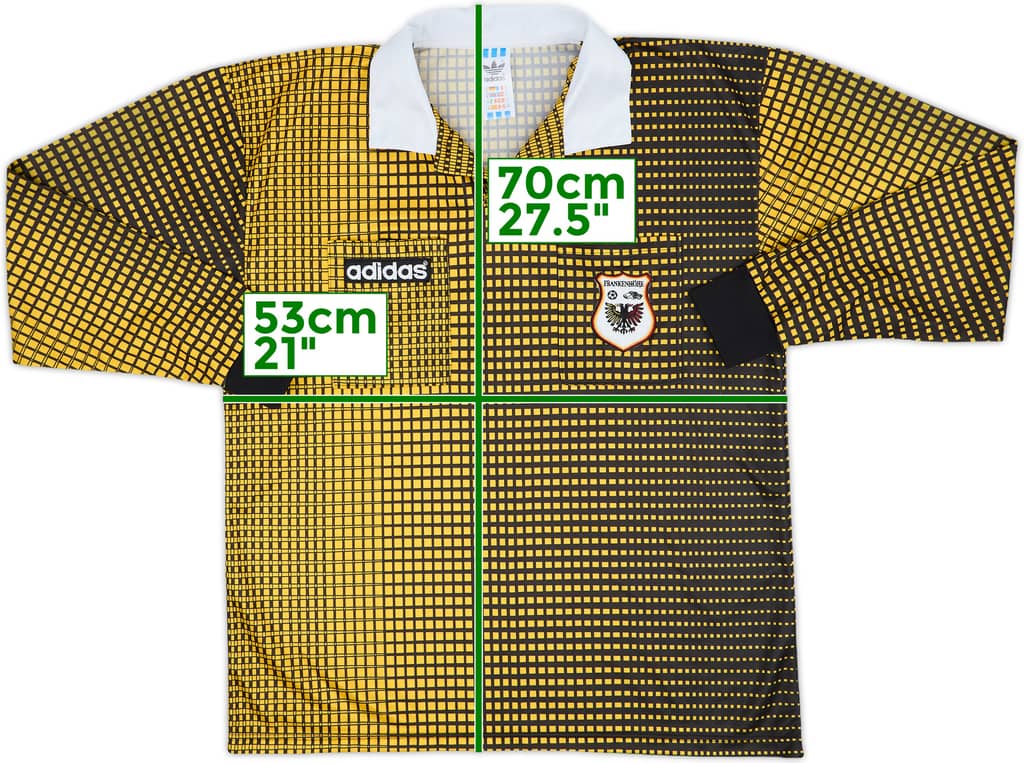 1990s adidas Referee L/S Shirt - 9/10 - (M)
