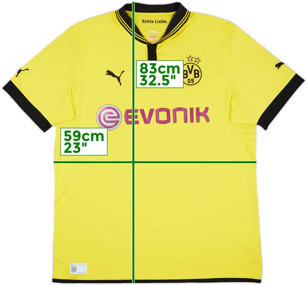 2012-13 Borussia Dortmund Home Shirt - 6/10 - (XXL)